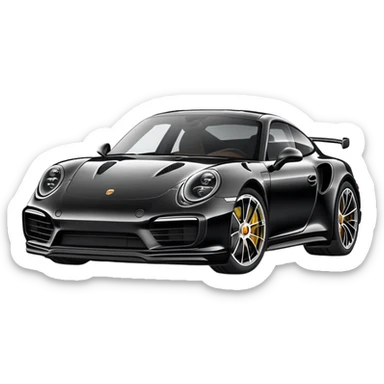 Porsche 911 turbo s sticker