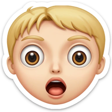 dos caras de sorprendido 

 sticker