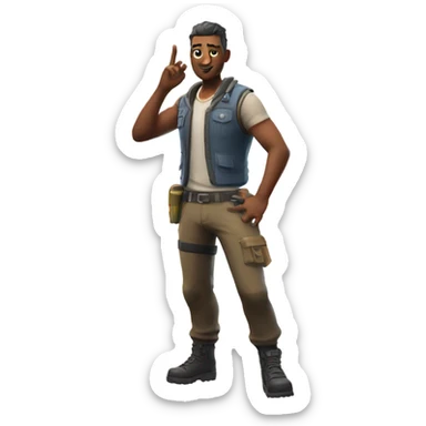 Fortnite skin  sticker