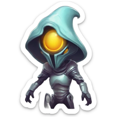 let him cook alien emoji scifi roguelike rpg style inspired by slay the spire digital art sticker