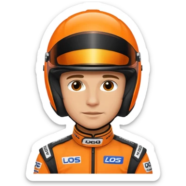 Lando Norris Race Driver sticker