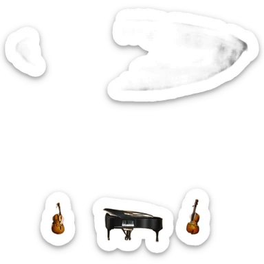 Live music chamber sticker