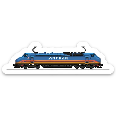 Amtrak ACS-64 electric locomotive, side view sticker