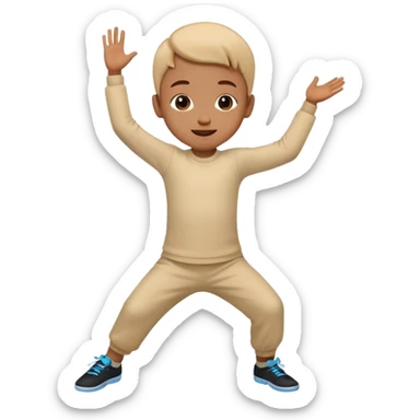 dance small kid sticker
