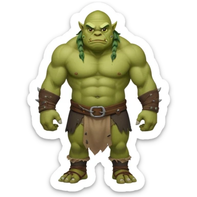 Ogre full body sticker