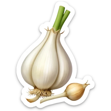 garlic bulbs sticker