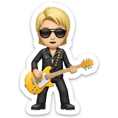 rockstar man sticker