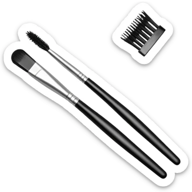 lash brush sticker
