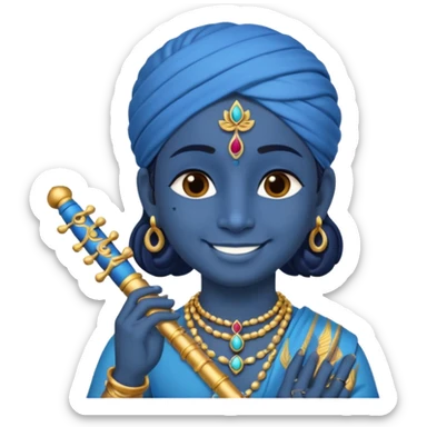 Krishna emoji sticker