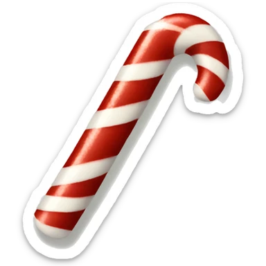 Candy cane sticker