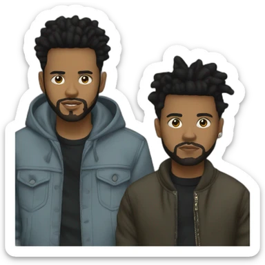 Rapper ft the Weeknd sticker