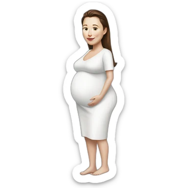Elon musk pregnant full body sticker