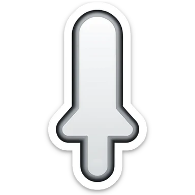 white exclamation mark sticker