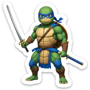 Ninja turtle Leonardo full pic sticker