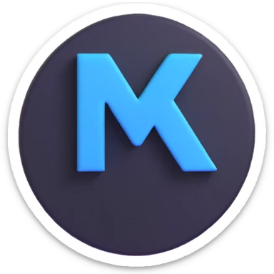 Telegram verification badge, blue circle with white checkmark sticker