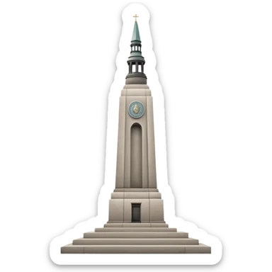latvian freedom monument sticker