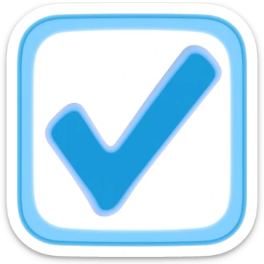 Verificado azul palomita sticker