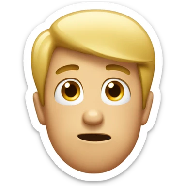 Embarrassed but also excited  sticker