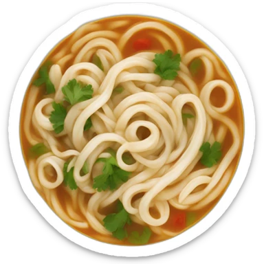Marcuhan Noodle Soup sticker