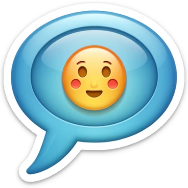 message bubble with exclamation mark sticker