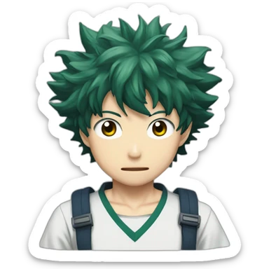 izuku midoriya sticker
