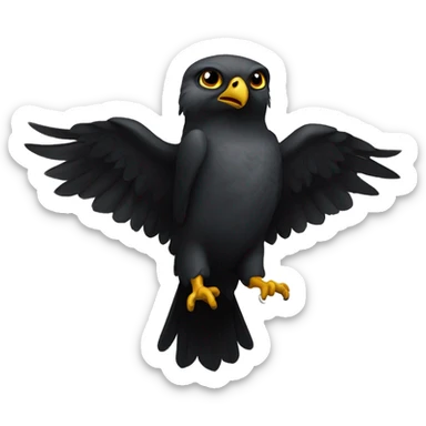 Black Falcon  sticker