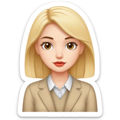 girl blogger  sticker