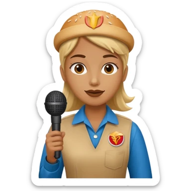 drive thru employe sticker