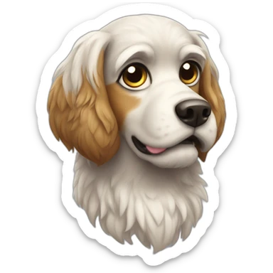 griffon dog that is very smart sticker