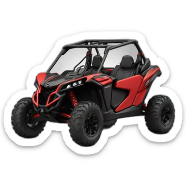 canam maverick red sticker