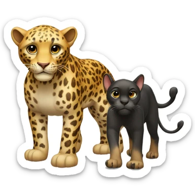 Panter with a lanterfant sticker