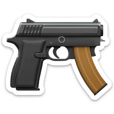 AK47 pistol sticker