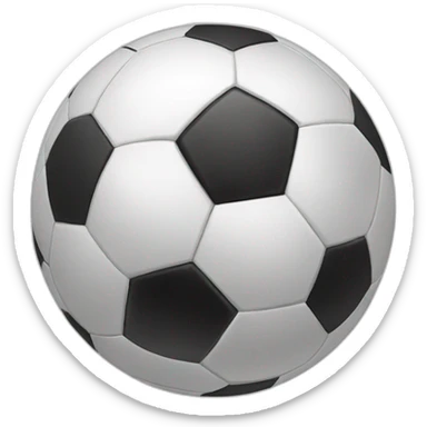 a happy soccer ball sticker