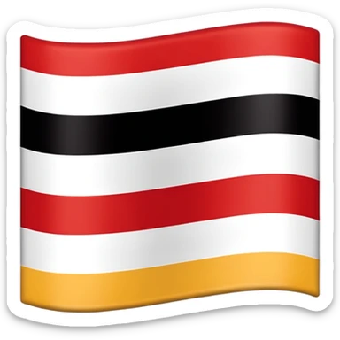 Flag of German Allied Occupated Territory sticker
