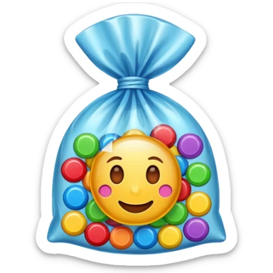 un bonbon emballé  sticker