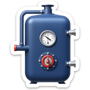 navy blue boiler modern detailed sticker