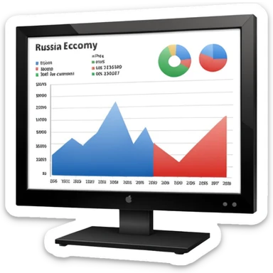 Russian economy sticker