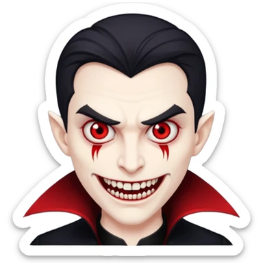 Vampire sticker