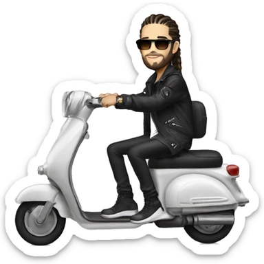 Tom kaulitz on a scooter sticker