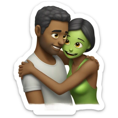 https://www.emojis.com/emoji/man-2JXaa2N7QE9  hugs and kissing https://www.emojis.com/emoji/a-reptilian-alien-white-woman-full-body-vGduQjTCYFz sticker