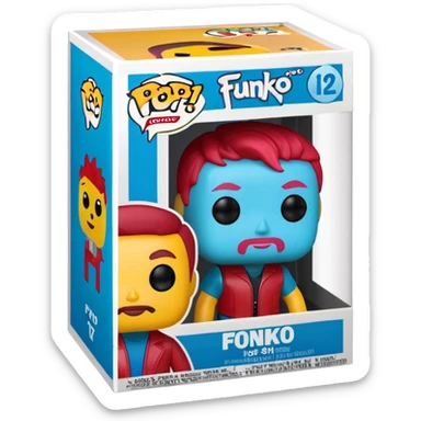 funko pop in box sticker