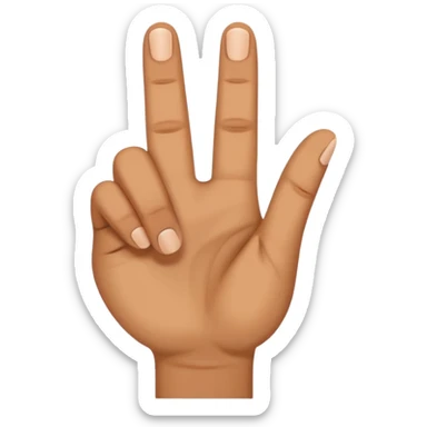 SIGN LANGUAGE LETTER A IN HANDSIGN sticker