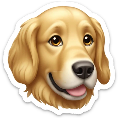 Golden retriever sticker