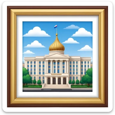 Russian embassy building sticker