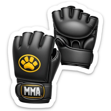 Mma gloves sticker