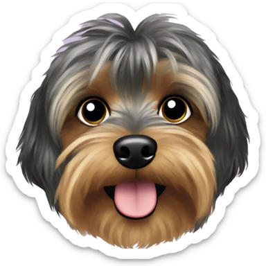 Yorkiepoo sticker