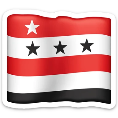 Syria new flag sticker