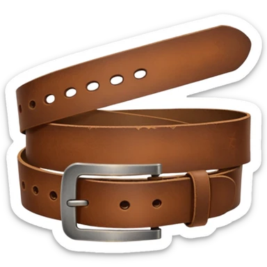 hipster belt sticker