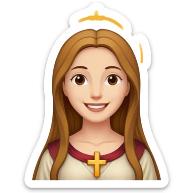 happy mary magdalene sticker
