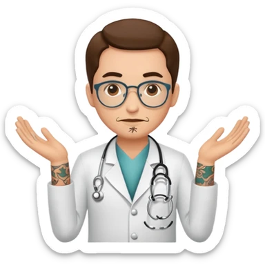 tattooed doctor sticker